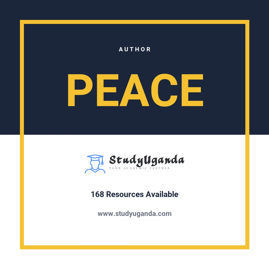 Peace Najodo Author Category Card