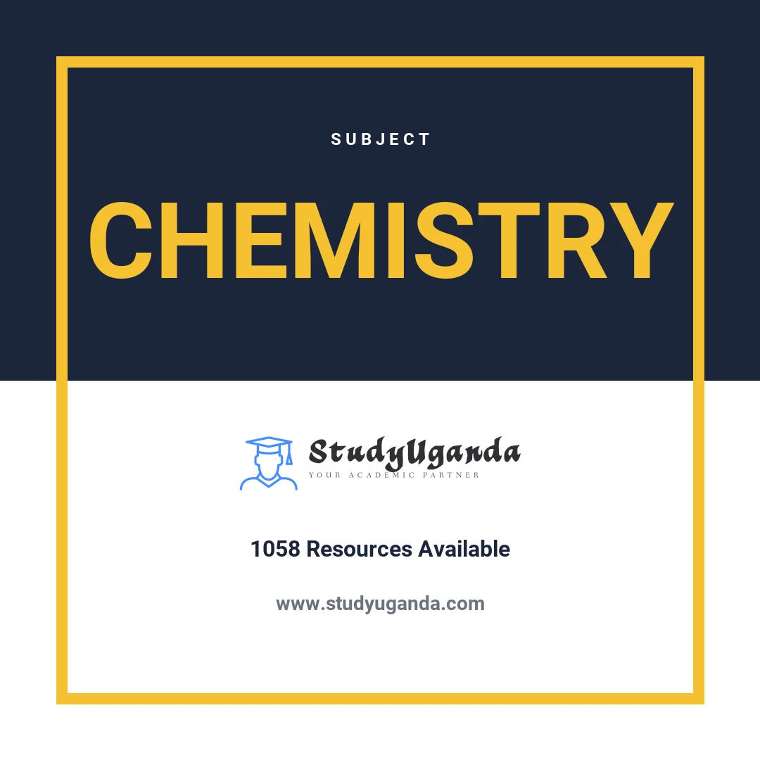 Subject Chemistry Category Card