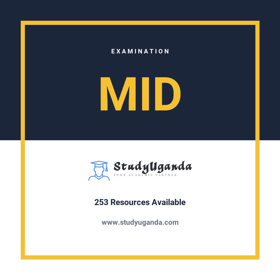 ExamType Mid Term Category Card