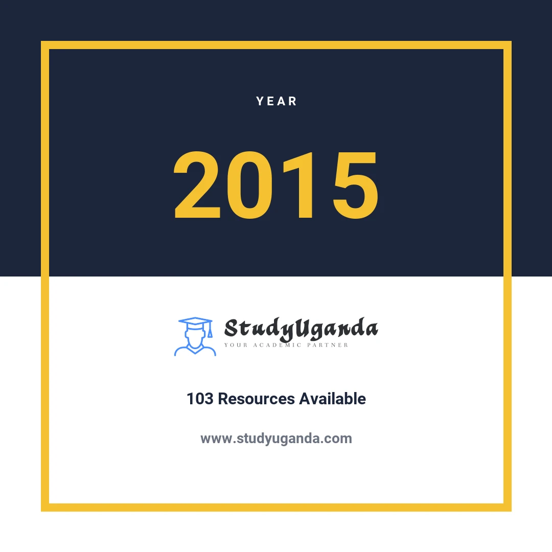 Year 2015 Category Card