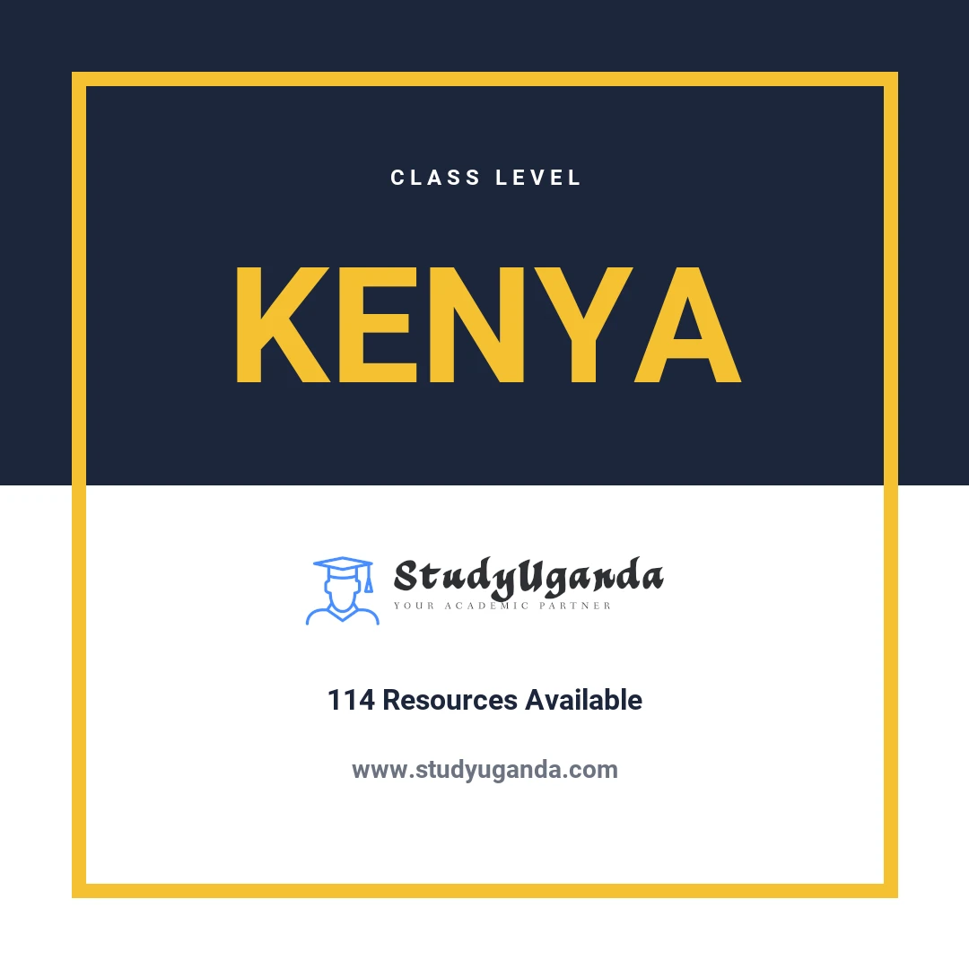 Kenya Class Category Card