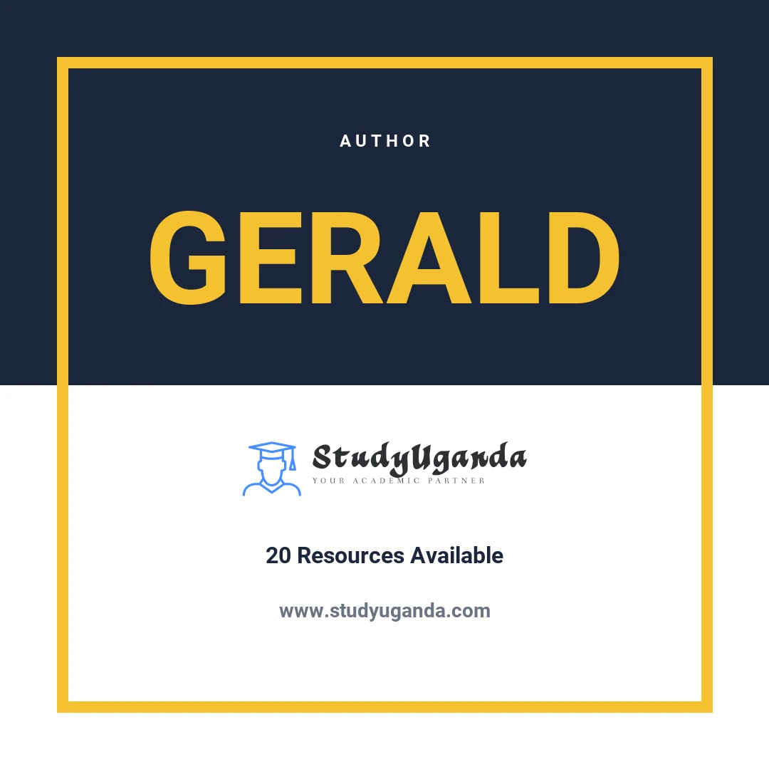 Gerald Makumba Author Category Card