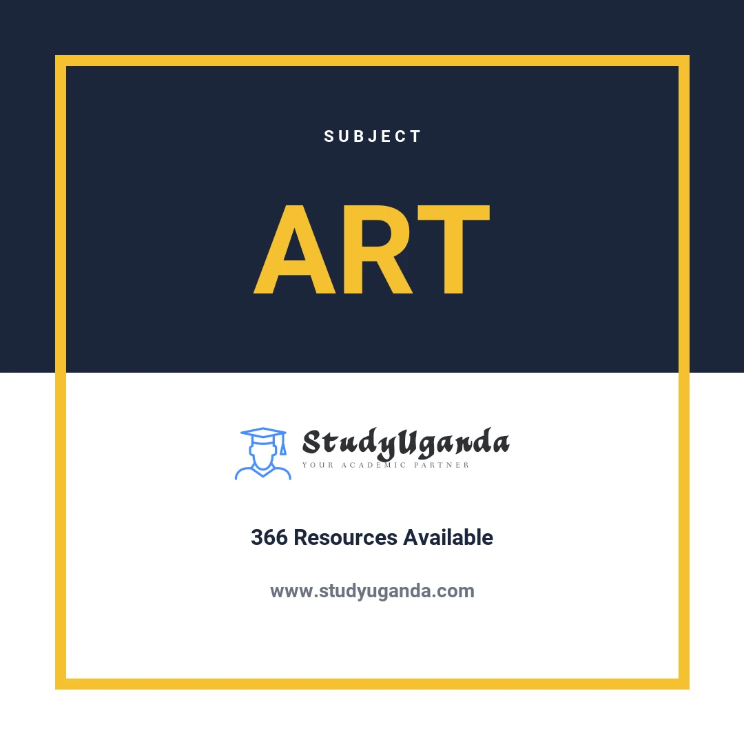 Subject Art Category Card