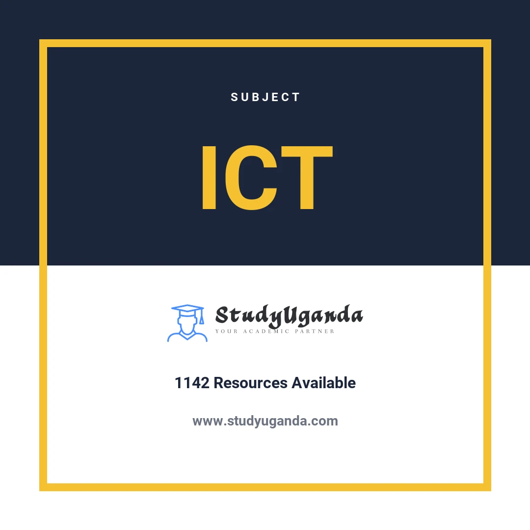 Subject ICT Category Card