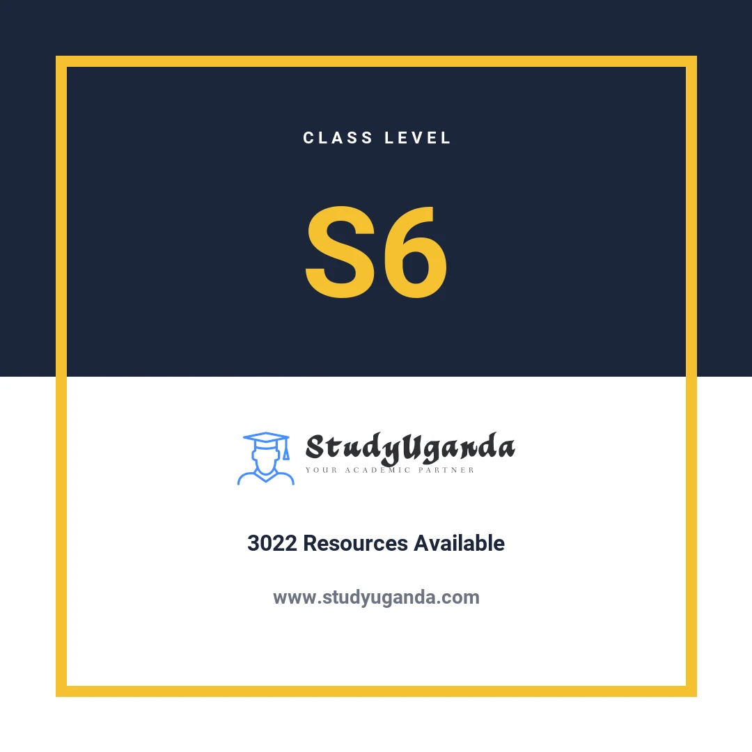 S6 Class Category Card