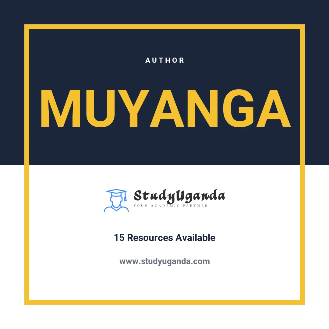 Muyanga Israel Author Category Card