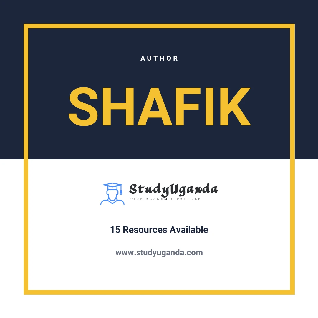 Shafik Author Category Card