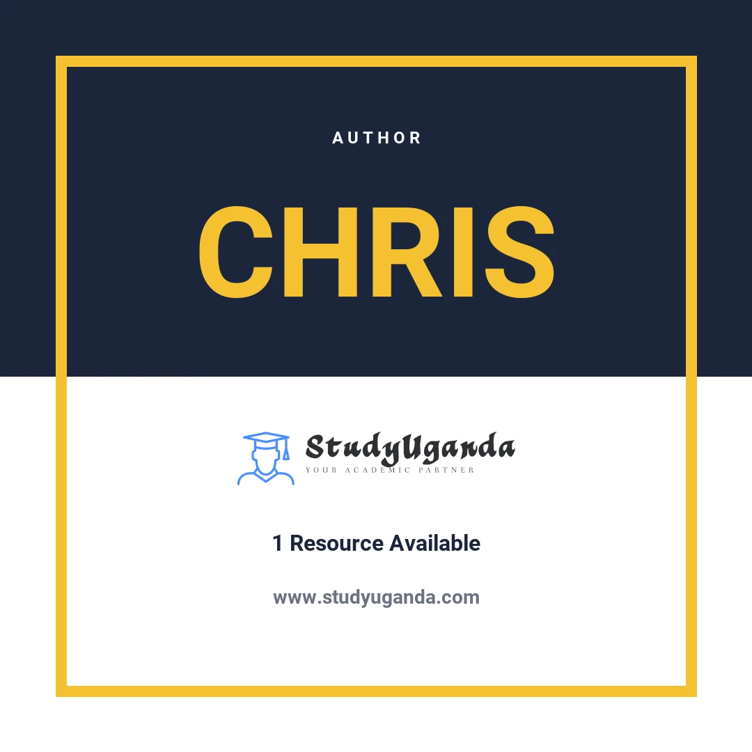 Chris Author Category Card