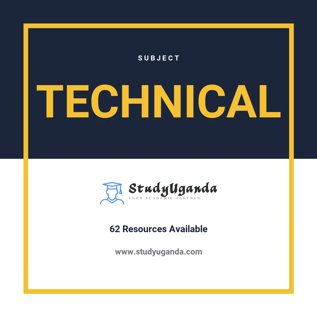 Subject Technical Drawing Category Card