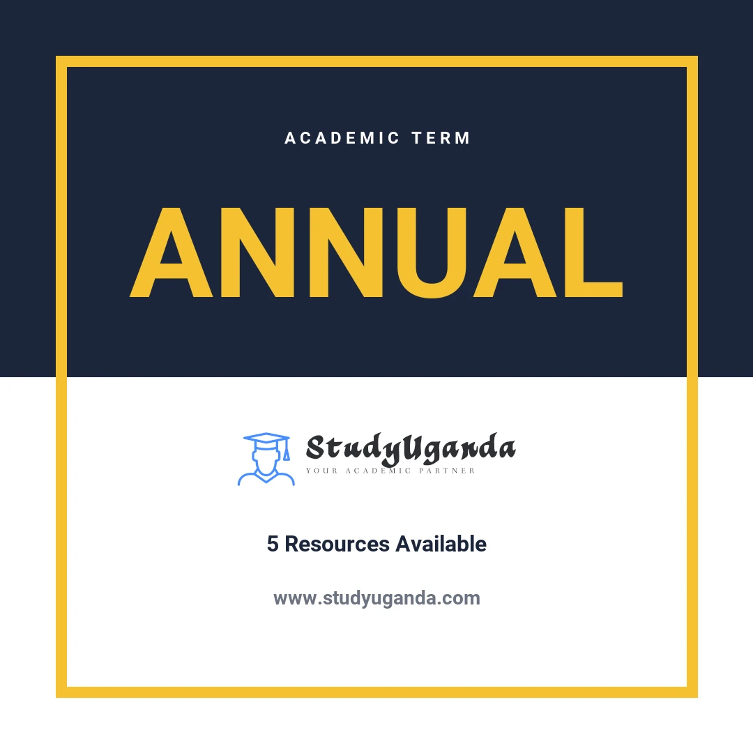 Term Annual Category Card